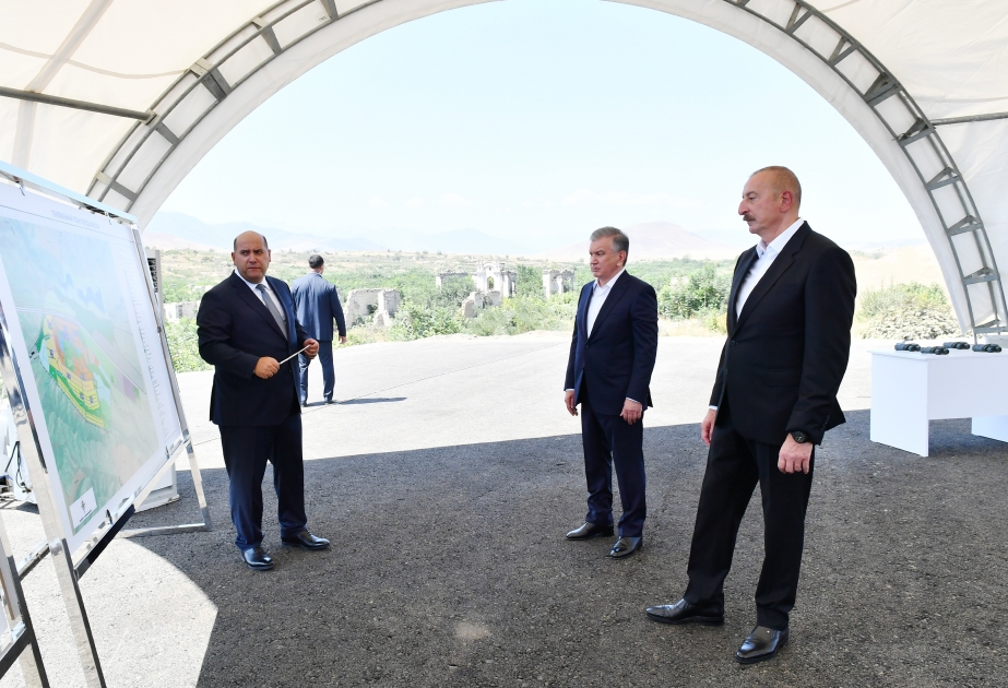 Le plan général de Fuzouli présenté au président ouzbek  VIDEO