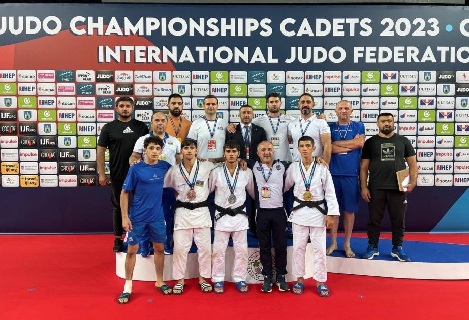 Yeniyetmə cüdoçulardan ibarət millimiz 10 ildən sonra dünya çempionatında qızıl medal qazanıb