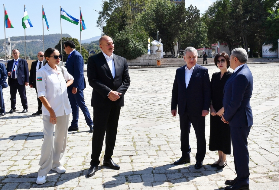 Presidents of Azerbaijan and Uzbekistan and their wives visited Shusha VIDEO