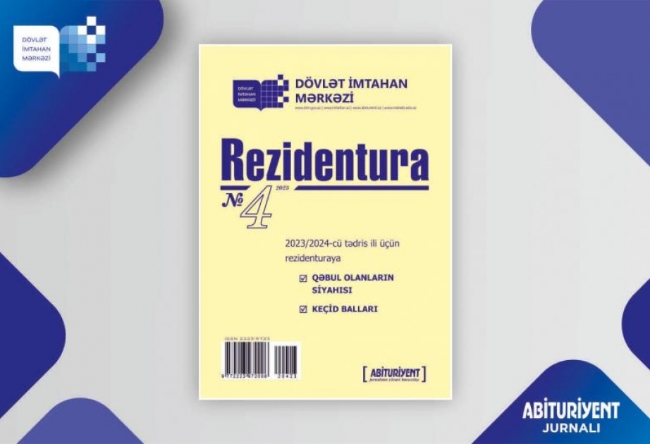 Rezidentura” xüsusi buraxılışının 4-cü nömrəsi çapdan çıxıb