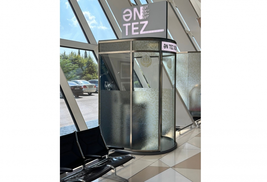 Bu gündən “ƏN TEZ” xidməti Heydər Əliyev Beynəlxalq Aeroportunda fəaliyyətə başlayıb