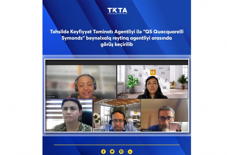 TKTA ilə “QS Quacquarelli Symonds” beynəlxalq reytinq agentliyi arasında görüş