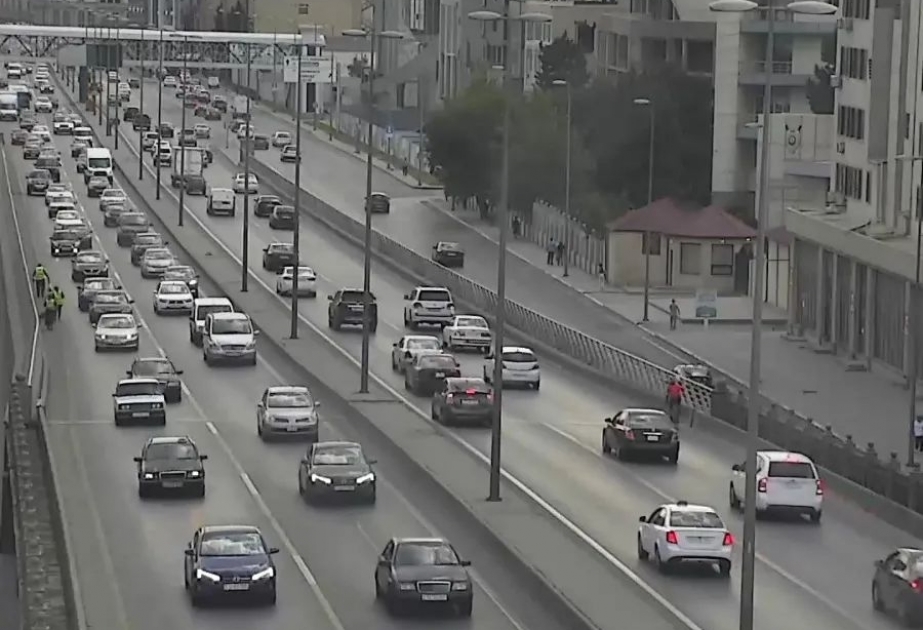 Bakıda hazırda sıxlıq müşahidə edilən yollar