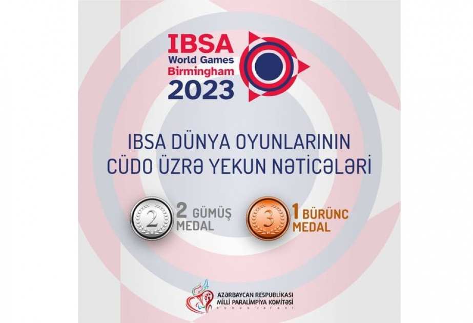 Paracüdoçularımız dünya oyunlarını üç medalla başa vurublar