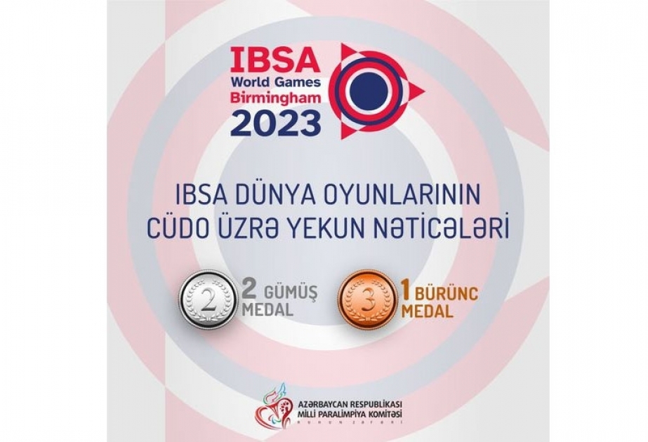 Azerbaijani Para judokas take three medals at 2023 IBSA World Games
