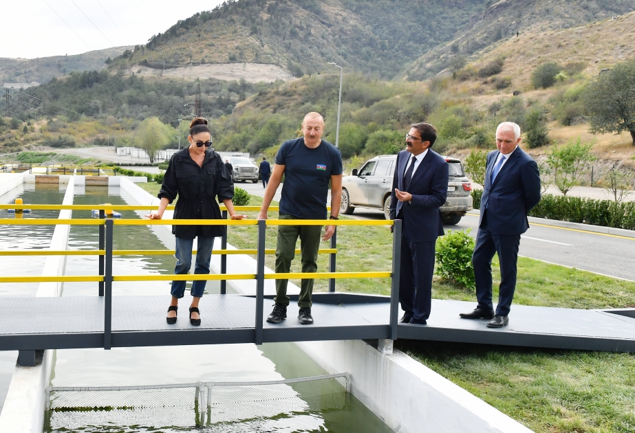 La « Ferme piscicole de Hekeri » inaugurée dans la région de Latchine VIDEO