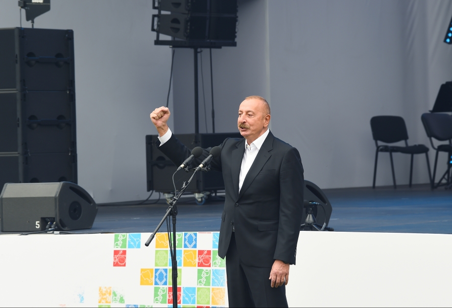 Президент Ильхам Алиев: Мы доказали всему миру, что никто не может повлиять на нашу волю