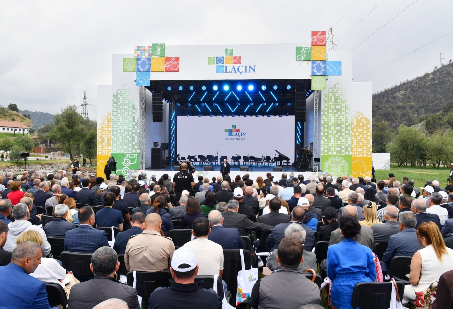 President Ilham Aliyev speaks about Armenians’ war crimes committed in Lachin