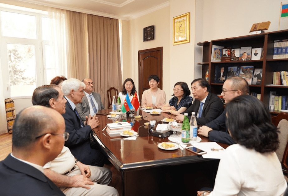 千里聚首·畅谈合作——湖州师范学院金佩华书记率队来访阿塞拜疆语言大学