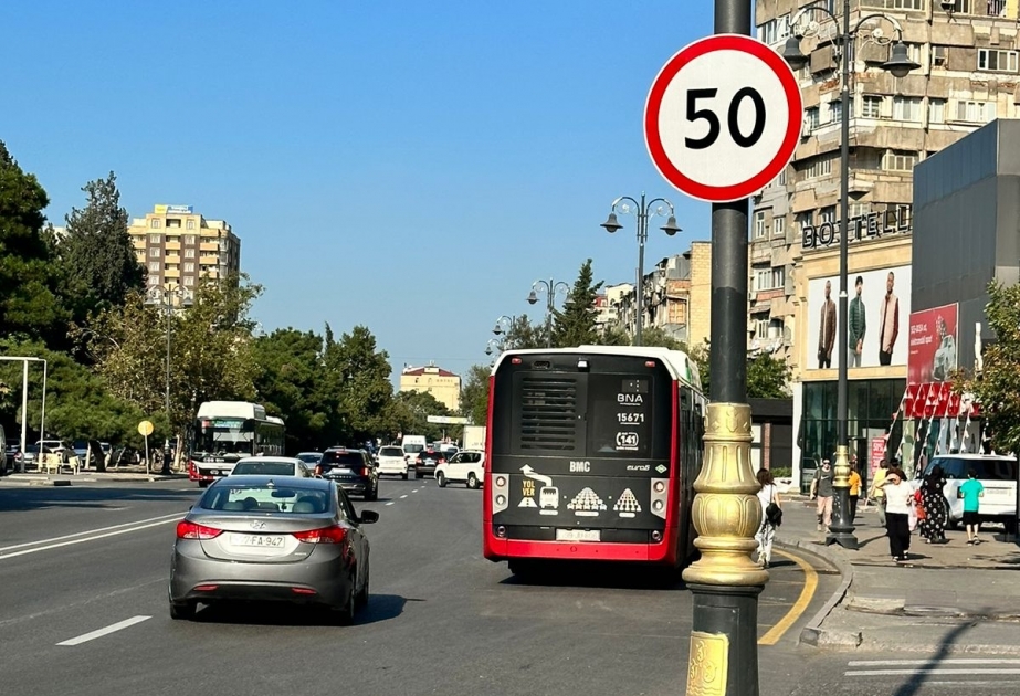 Daha bir küçədə sürət həddi endirilib