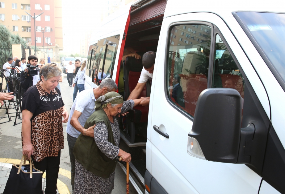 Laçının daha 52 sakini doğma yurda yola salınıb VİDEO