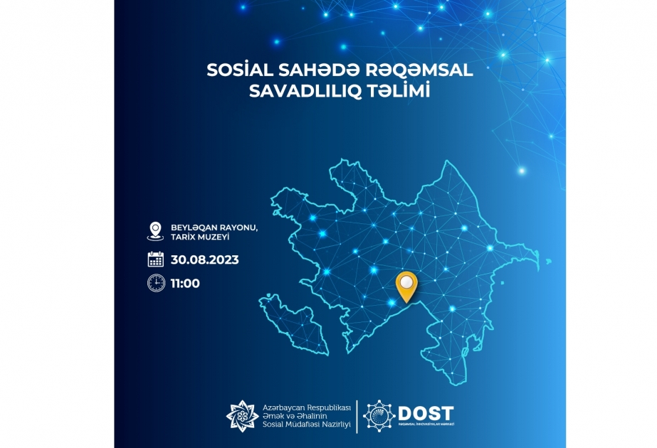 Beyləqanda sosial sahədə rəqəmsal savadlılıq təlimi təşkil ediləcək