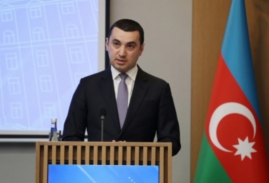 آيخان حاجيزاده: ادعاءات وزارة الخارجية الأرمينية ضد اذربيجان لا أساس لها من الصحة