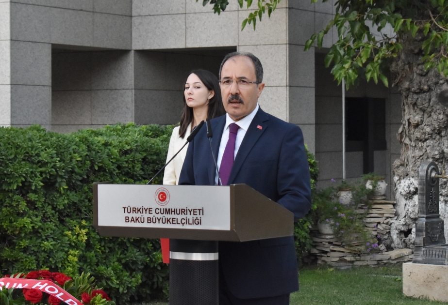 Bakıda Türkiyənin Zəfər bayramı və Silahlı Qüvvələr Günü qeyd edilib VİDEO