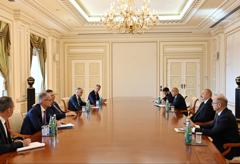 Le président azerbaïdjanais a reçu le PDG de TotalEnergies  MIS A JOUR VIDEO