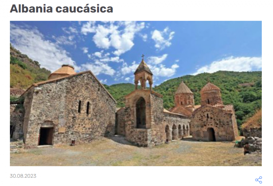 Agencia de noticias uruguaya publicó un artículo titulado "Albania caucásica"