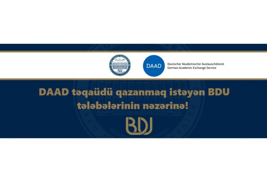 DAAD təqaüdü qazanmaq istəyən BDU tələbələrinin nəzərinə