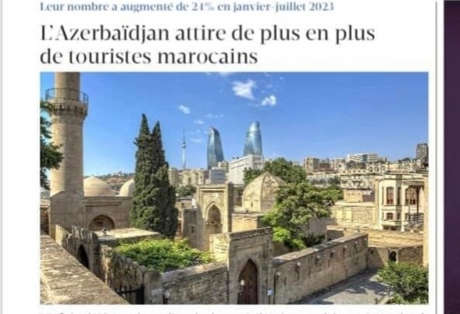 Le nombre de touristes marocains arrivant en Azerbaïdjan augmente