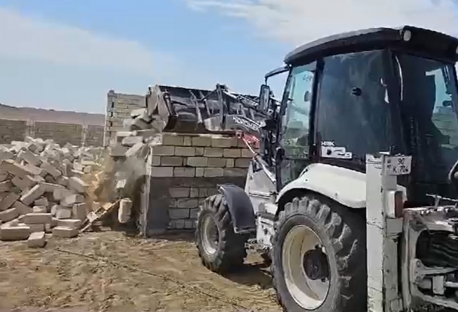 Abşeronda qanunsuz tikintilərin qarşısı alınıb