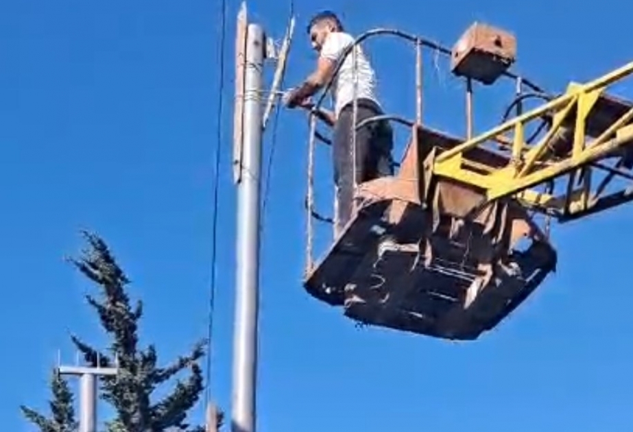 Biləsuvar rayonunun elektrik təsərrüfatı yenidən qurulur