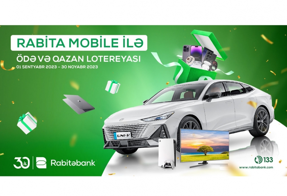 ®  “Rabitəbank” “Rabita Mobile ilə ödə və qazan” lotereyasına start verir