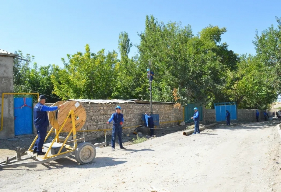 Şərur rayonunun Tənənəm kəndində telekommunikasiya şəbəkəsi yenidən qurulur