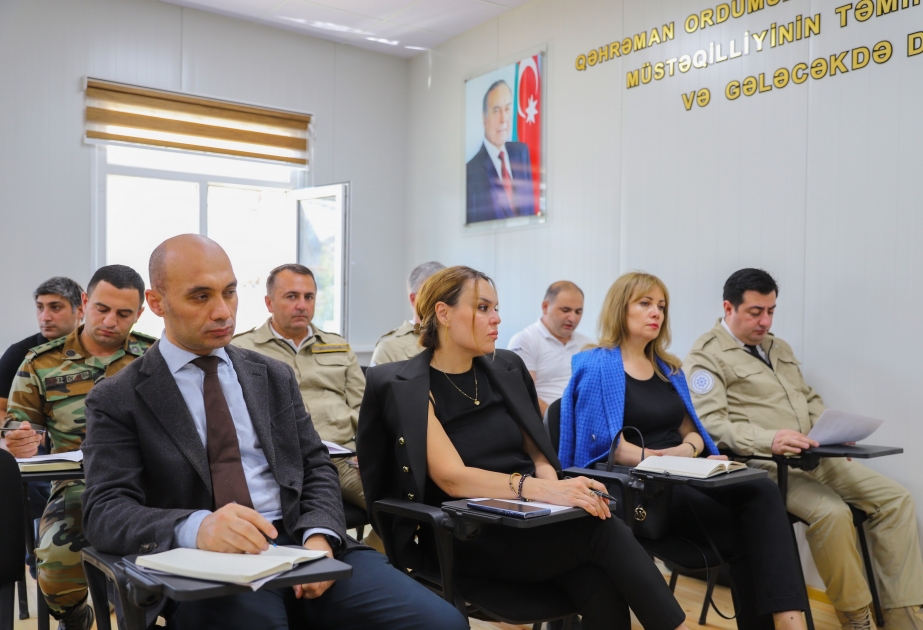 Kəlbəcərdə Minalardan və partlamamış hərbi sursatlardan təmizləmə üzrə İşçi qrupun iclası keçirilib VİDEO