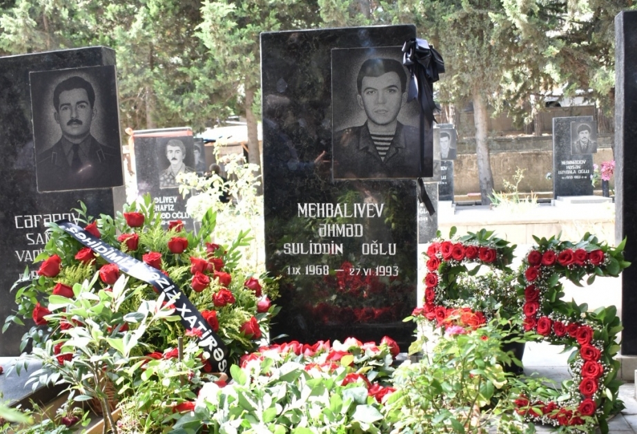 Birinci Qarabağ müharibəsi şəhidi Əhməd Möhbalıyevin xatirəsi anılıb