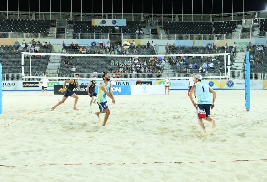 Çimərlik voleybolu üzrə həm qadın, həm də kişilər arasında Azərbaycan çempionları məlum olub