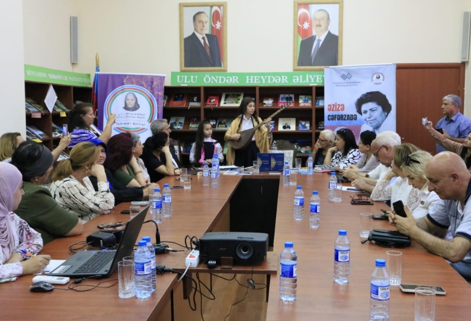 Xalq yazıçısı Əzizə Cəfərzadənin xatirəsi anılıb