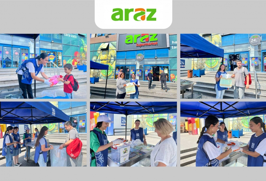 ®  “Araz”da “Tullantıları ekoçantaya dəyiş” aksiyası keçirilib