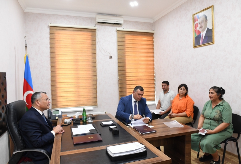 Vətəndaşların işğaldan azad olunmuş ərazilərə qayıdışla bağlı müraciətləri dinlənilib