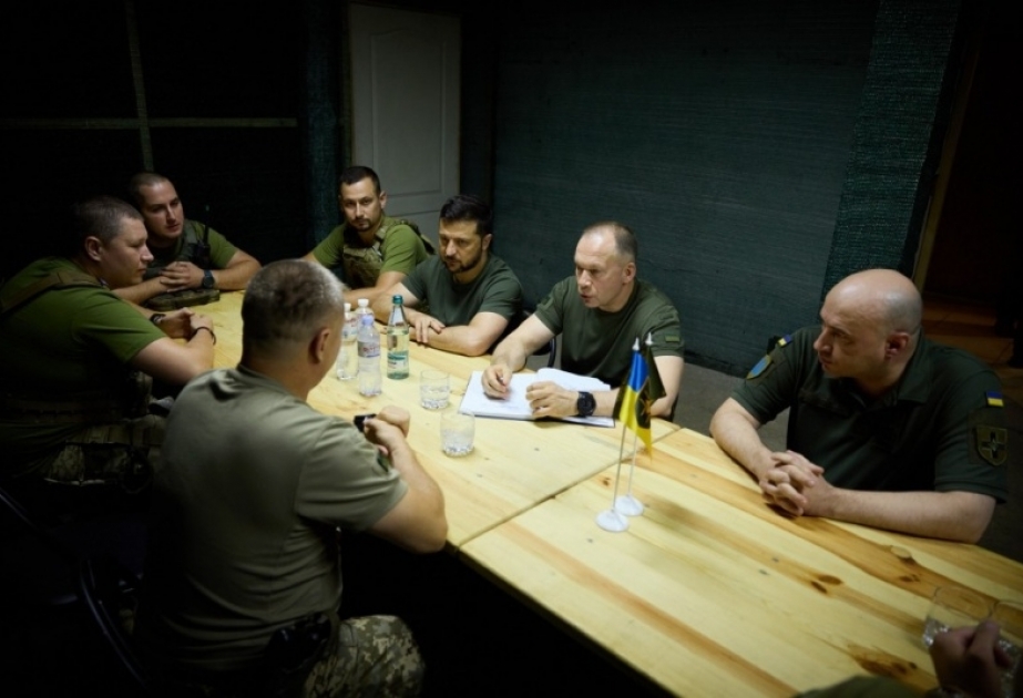 Володимир Зеленский посетил украинских военных на Бахмутском направлении ВИДЕО