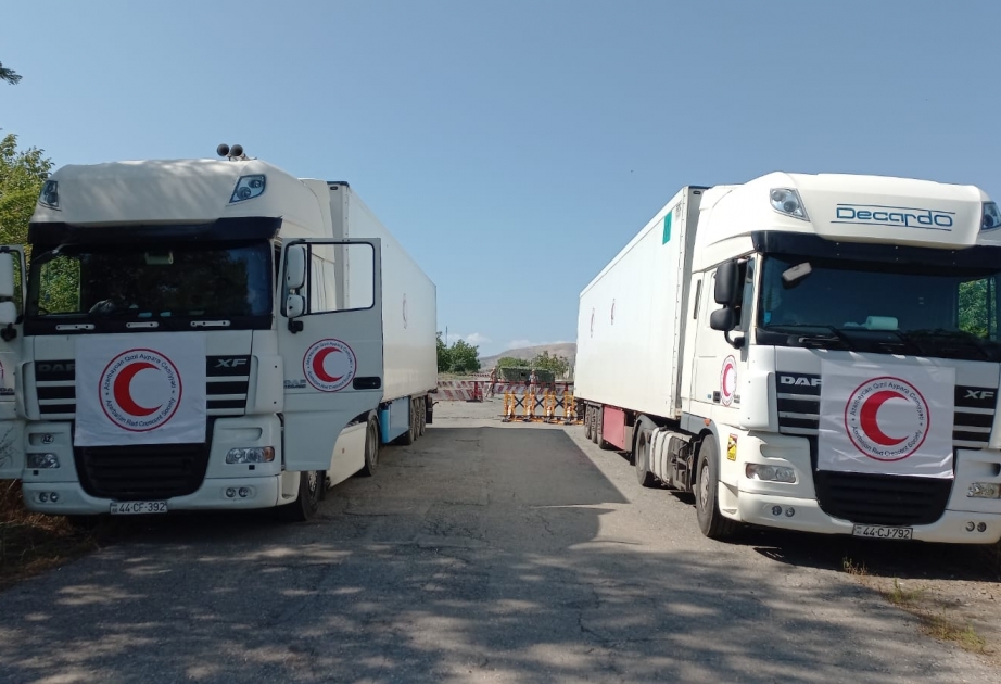 Azərbaycan Qızıl Aypara Cəmiyyətinin göndərdiyi ərzaq yükü doqquz gündür Ağdam-Xankəndi yolunda gözlədilir