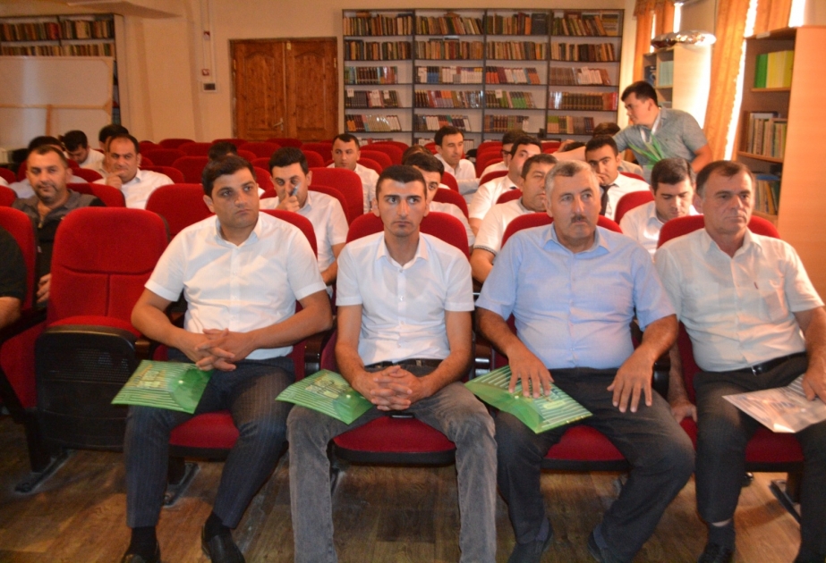 Bərdədə ekoloji təmiz kənd təsərrüfatı məhsullarının yetişdirilməsi müzakirə olunub