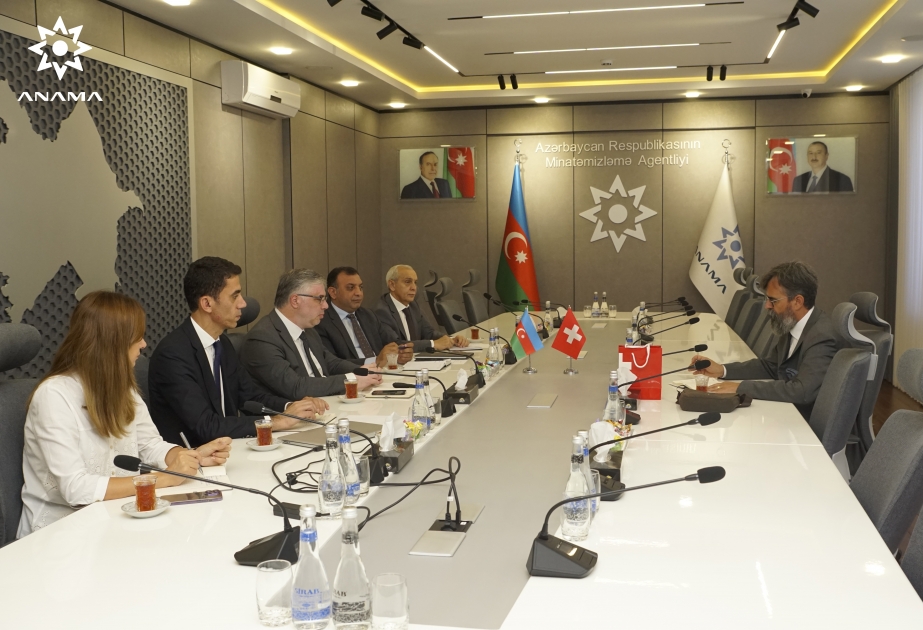 Обсуждено сотрудничество со Швейцарией в сфере разминирования освобожденных территорий Азербайджана