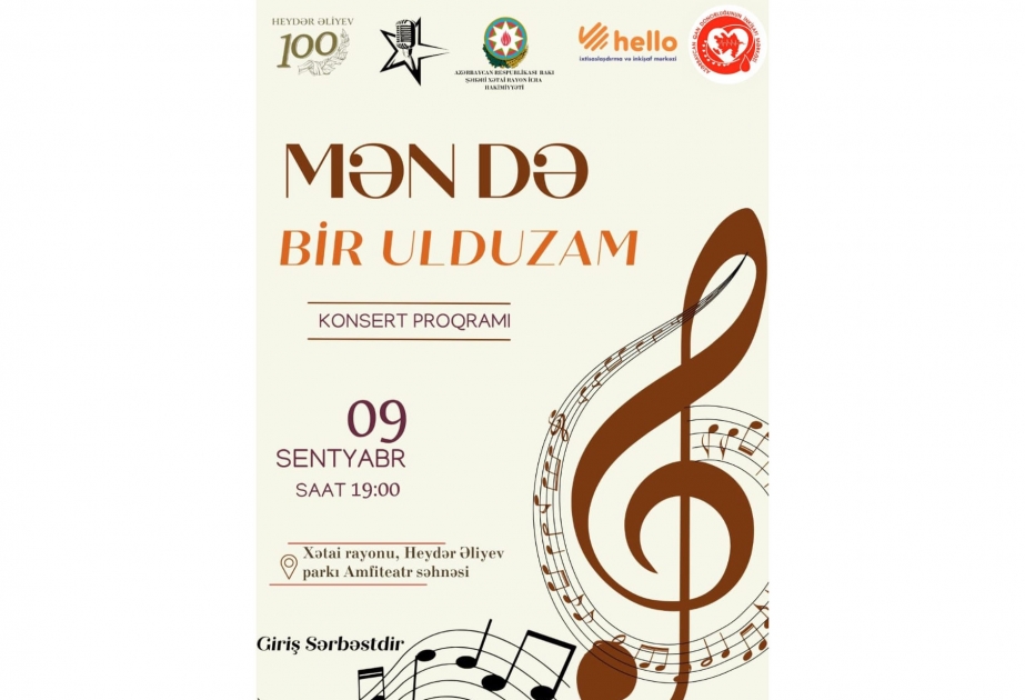 İnklüzivliyin səsini hər kəsə çatdırmaq məqsədilə “Mən də bir ULDUZAM” adlı konsert keçiriləcək