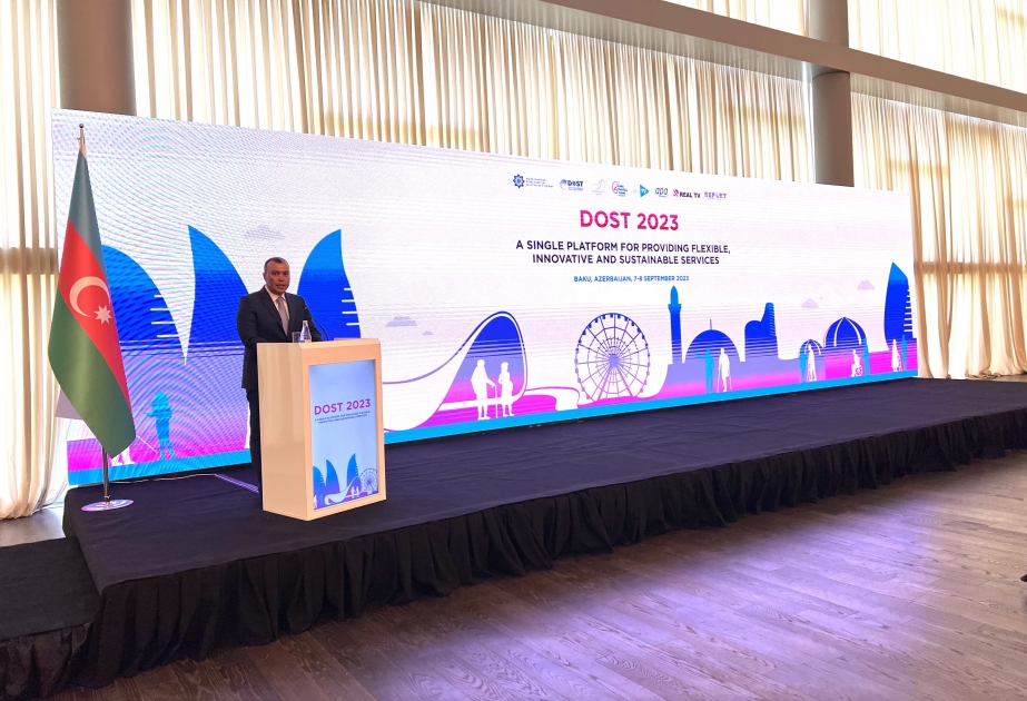 “DOST 2023: çevik, innovativ və davamlı xidmətlərin göstərilməsi üçün vahid platforma” adlı beynəlxalq konfrans keçirilir