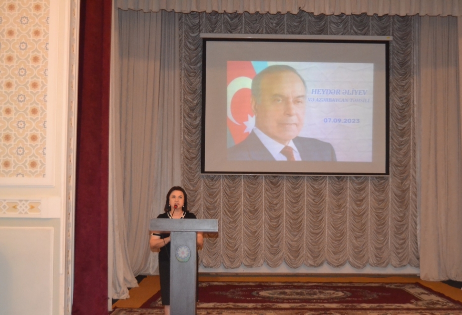 Füzulidə “Heydər Əliyev və Azərbaycan təhsili” mövzusunda konfrans keçirilib