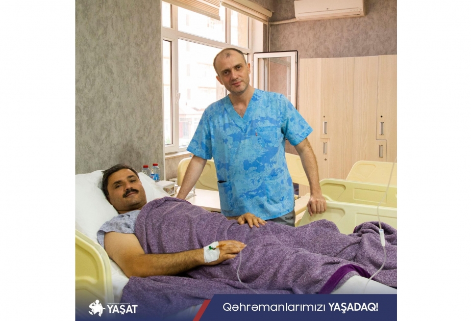 Müharibə əlilinin tibbi xərcləri “YAŞAT” Fondu tərəfindən ödənilib