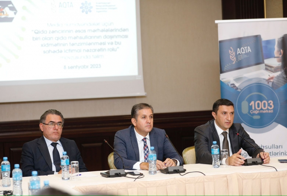AQTA və MEDİA jurnalistlər üçün təlim keçirir