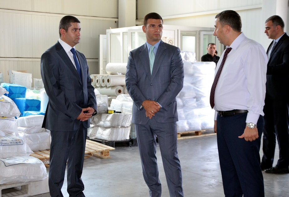 Председатель KOBİA посетил предприятие по производству полиэтиленовой продукции в Нахчыване