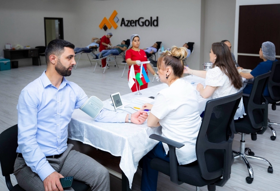 Сотрудники ЗАО AzerGold и его дочерних компаний приняли участие в акции по сдаче крови