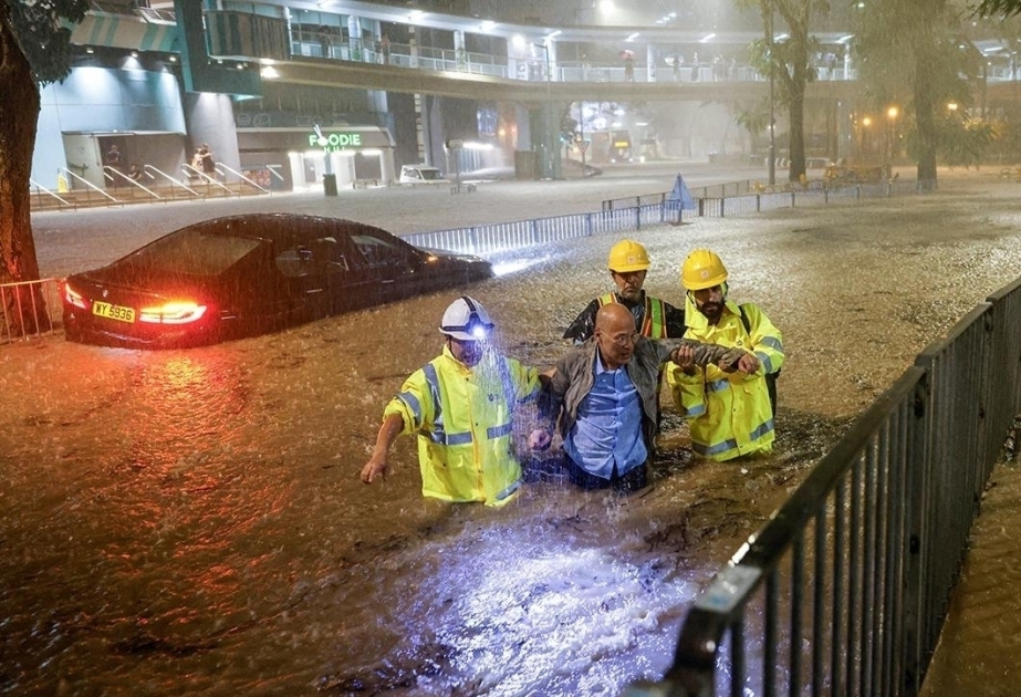 Hong Kong receives heaviest rainfall in 140 years
