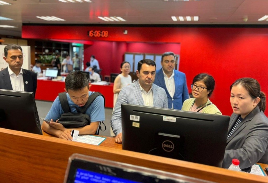 Azərbaycan nümayəndə heyəti Çin Milli Kitabxanasında olub