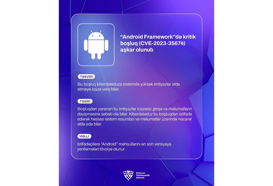 “Android Framework”də kritik boşluq aşkar olunub