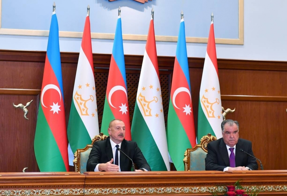 Azerbaijani President: As a friendly country, we rejoice in Tajikistan’s gaining prestige on international arena