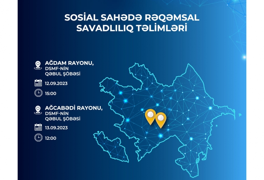 DOST RİM növbəti rəqəmsal savadlılıq təlimlərini Ağdam və Ağcabədidə keçirəcək