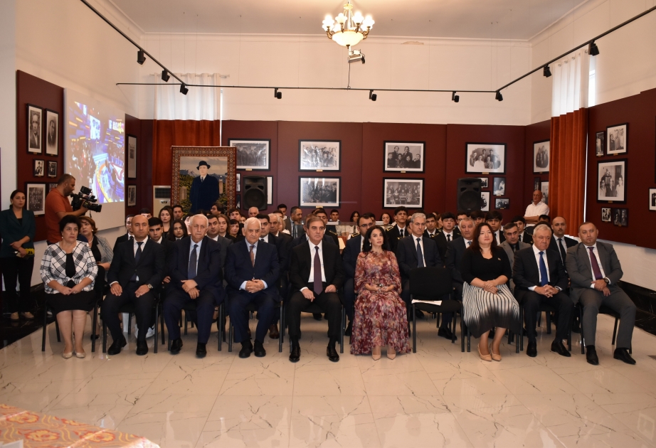Gəncədə Mir Cəlal Paşayevin ev-muzeyində Ulu Öndərin 100 illiyinə həsr olunmuş tədbir keçirilib
