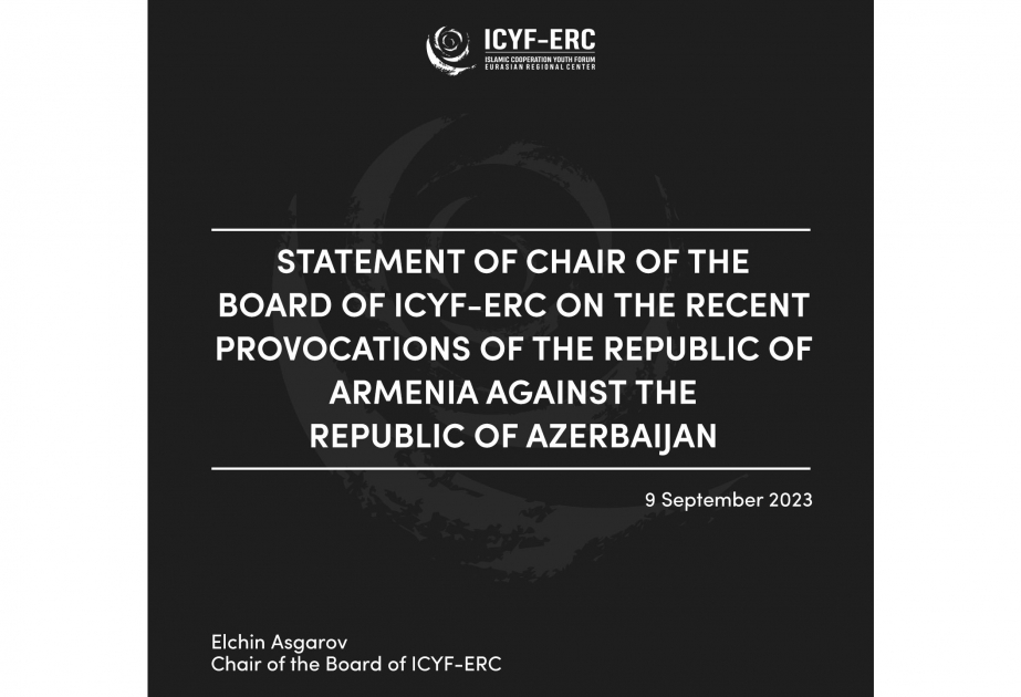 Евразийский региональный центр Молодежного форума ОИС выступил с заявлением, осудив армянские провокации